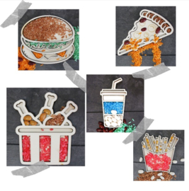 Set vulvormen Fast Food