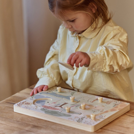 Little Dutch Geluidenpuzzel Safari Friends evt. met Naam