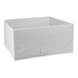 Opbergbox Canvas Grijs 2-pack met of zonder naam