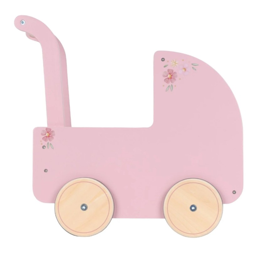 Little Dutch houten poppenwagen met of zonder Naam