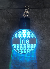 Diverse Led Sleutelhangers Rond met naam