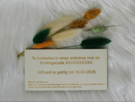 Giftcard Leukste Kraamcadeaus
