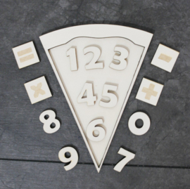 Vulvorm - Educatieve Pizza met speelmaterialen