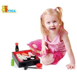 Viga Toys Houten Sushi set met of zonder naam