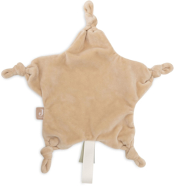 Jollein knuffel / speendoekje little star biscuit met of zonder Naam