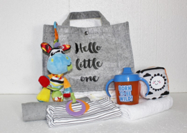 Tas  Zebra eventueel met naam of tekst