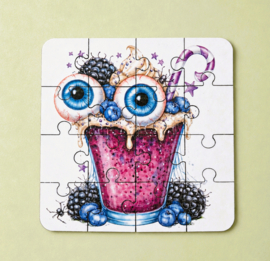 Puzzel Spooky Purple 16 stukjes