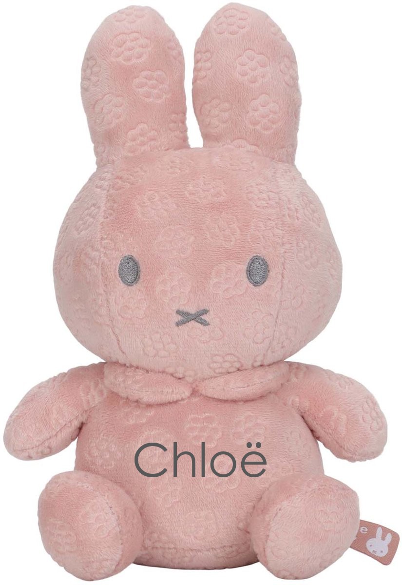 Nijntje Knuffel Roze met of zonder Naam
