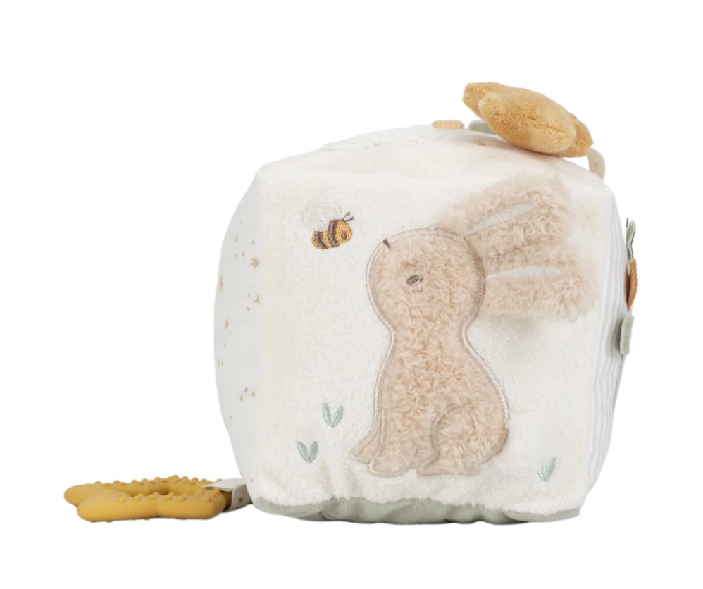 Little Dutch Pluche Activiteiten Kubus Newborn met of zonder Naam
