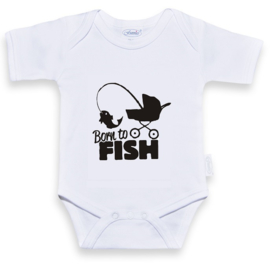 Romper Born to Fish