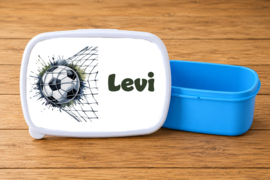Broodtrommel Goal div. kleuren met Naam
