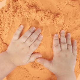 Rekbaar Fluffy Speelzand Oranje