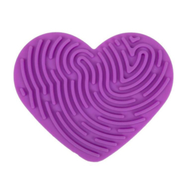 Curly Board - Figurenplaat Hart Paars groot