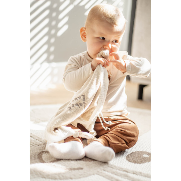 Label Label Knuffeldoekje Nougat met of zonder Naam & Geboortedatum