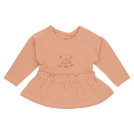 CuteLY Shirt met lange mouw en ruches met koala print oud roze