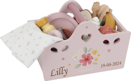 Little Dutch  houten Picknickset met of zonder naam & geboortedatum