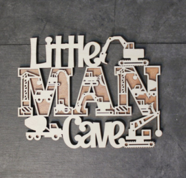 Houten wanddecoratie LITTLE MAN GAVE