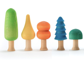 Houten Mini Bomen set 1