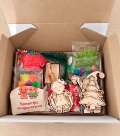 Sensory Play Box Gingerbread evt. met naam