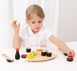 New Classic Toys Houten Sushi set met of zonder naam