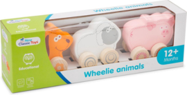New Classic Toys Wheelie Boerderij dieren met of zonder naam & geboortedatum