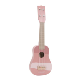 Little Dutch Houten Gitaar Roze met of zonder naam