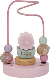 Little Dutch Activiteiten Spiraal Roze met of zonder Naam & Geboortedatum