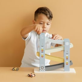 Little Dutch Autobaan Blauw met of zonder geboortegegevens