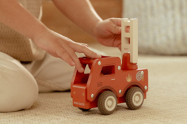 Little Dutch houten brandweerwagen met of zonder naam