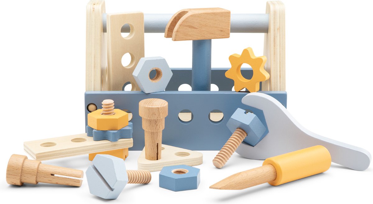 Houten gereedschapskist met of zonder Naam & Datum