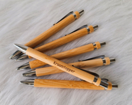 Bamboe Pen Kraamtopper