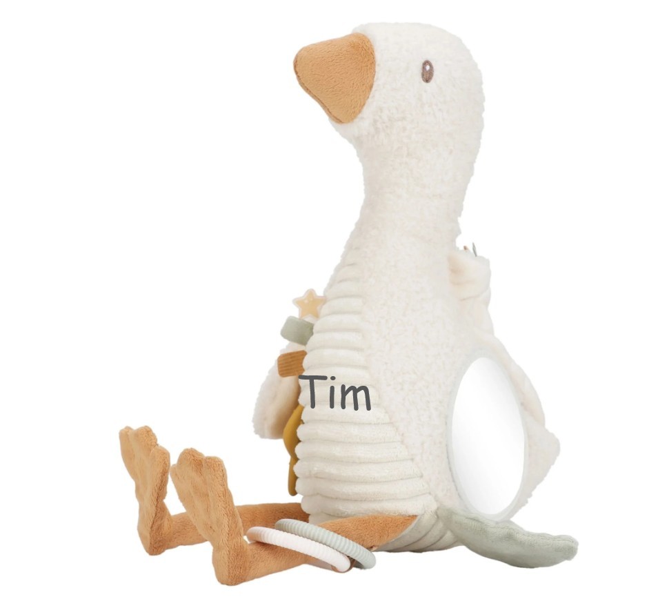 Little Dutch Pluche Activiteitenknuffel Gans met of zonder Naam