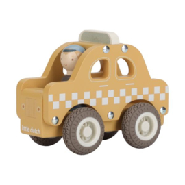 Little Dutch houten taxi met of zonder naam