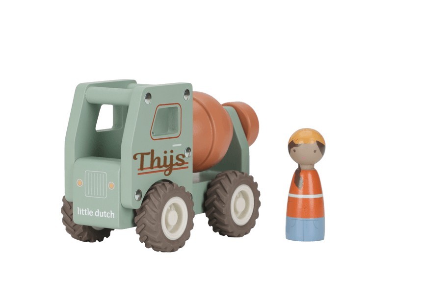 Little Dutch houten cementwagen met of zonder naam