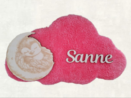 Tufting Art Wolk Roze Pinguin met naam