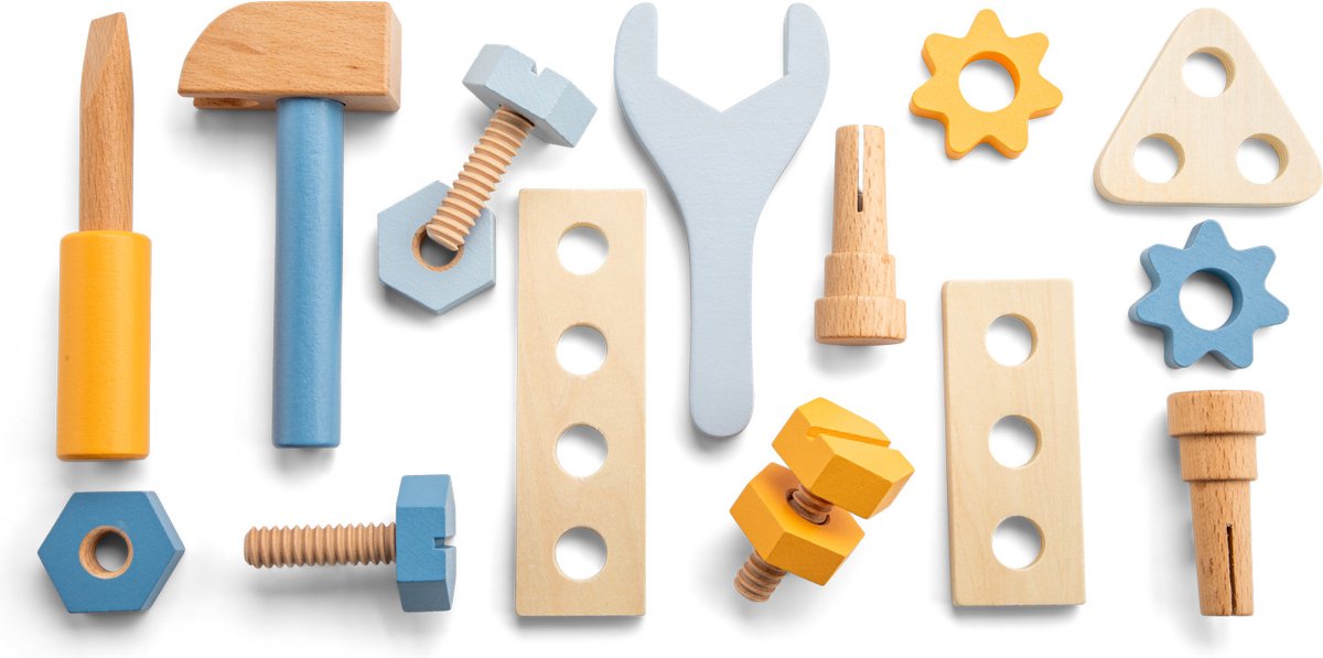 Houten gereedschapskist met of zonder Naam & Datum