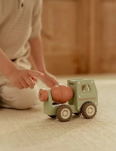 Little Dutch houten cementwagen met of zonder naam