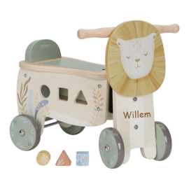 Little Dutch Houten Loopfiets Leeuw evt. met naam