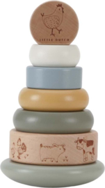 Little Dutch Tuimelringpiramide Little Farm met of zonder geboortegegevens