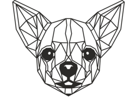Geometrische Chihuahua