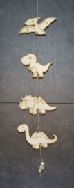 Houten slinger Dino's