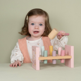 Little Dutch houten hamerbank Fairy Garden met of zonder geboortegegevens