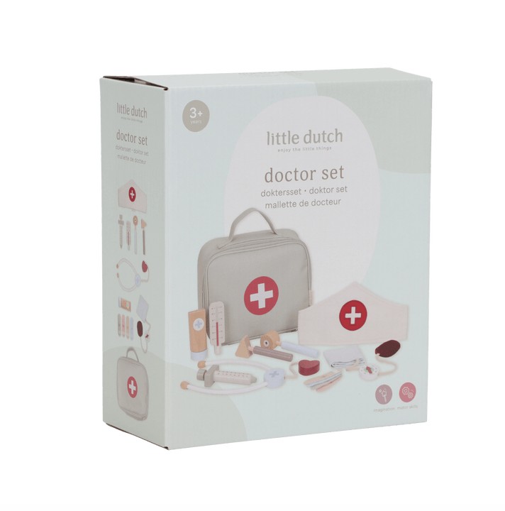 Little Dutch  houten Dokter set met of zonder naam & geboortedatum