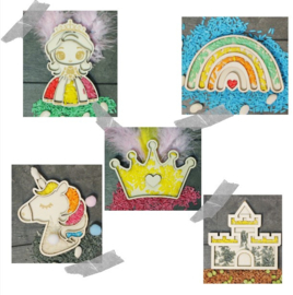 Set vulvormen Prinses