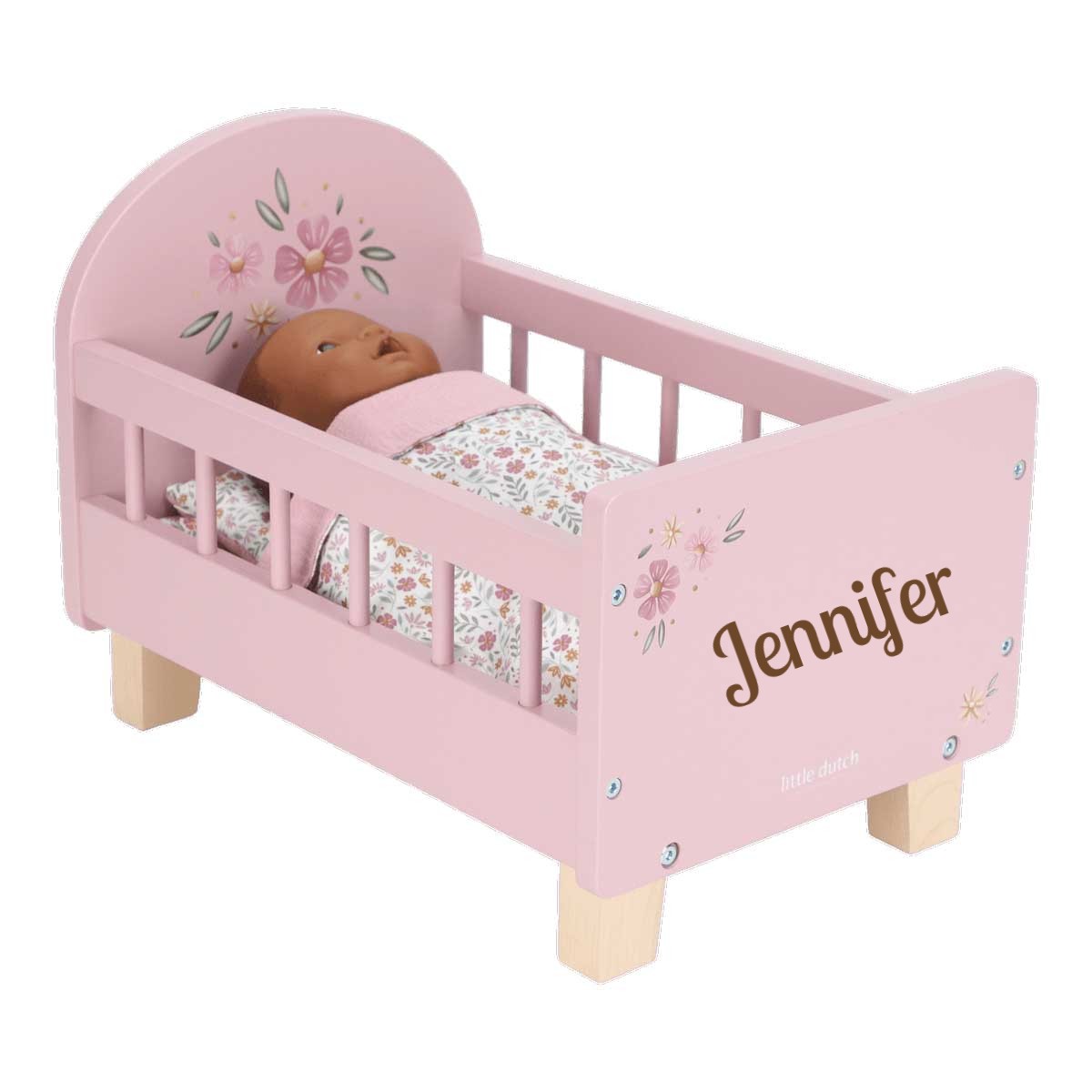 Little Dutch houten poppenbedje met of zonder Naam