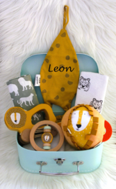 Trixie Gevuld Koffertje Leeuw met of zonder naam