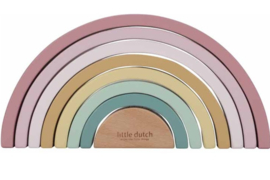 Little Dutch Houten Regenboog Fairy Garden met of zonder naam & geboortedatum