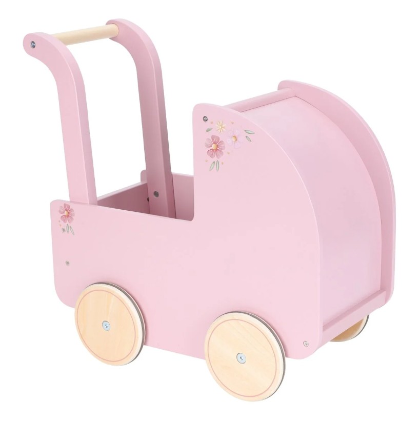Little Dutch houten poppenwagen met of zonder Naam