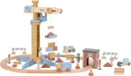 Little Dutch Houten Hijskraan set met of zonder Naam