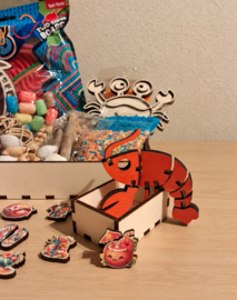 Sensory Play Box Sun Sea Beach evt. met naam